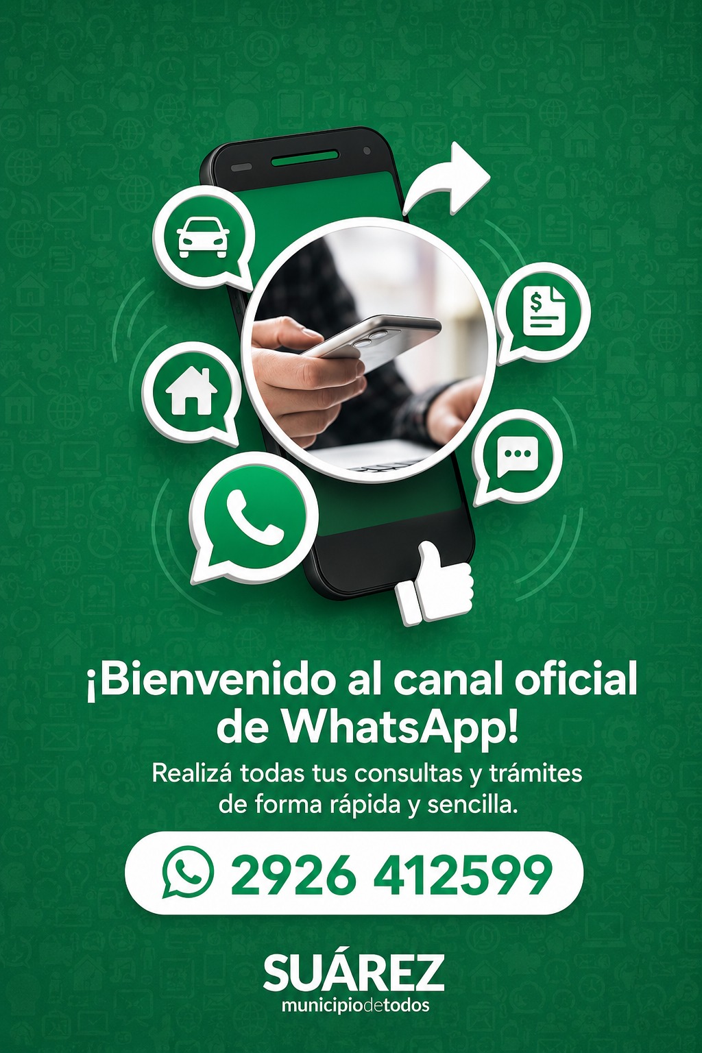 Modernización, menos trámites: el Municipio de Coronel Suárez suma un nuevo canal digital